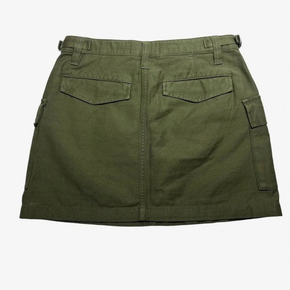 ✨ ARITZIA TNA Supply Cargo Utility Micro Mini Skirt • Army Green • Size 2 - Picture 6 of 13